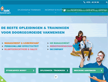 Tablet Screenshot of imkopleidingen.nl